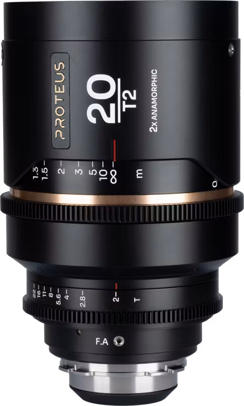 Laowa Proteus 2X Anamorphic 20mm T2 -Amber - Arri PL/ Canon EF