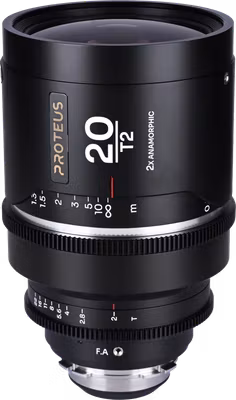 Laowa Proteus 2X Anamorphic 20mm T2 -Silver - Arri PL/ Canon EF