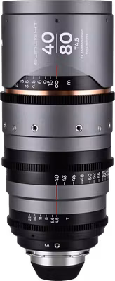 Laowa Sunlight 40-80mm T4.5 2x FF Anamorphic Zoom (Amber) Arri PL