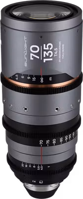 Laowa Sunlight 70-135mm T4.5 2x FF Anamorphic Zoom (Amber) Arri PL