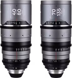 Laowa Sunlight 2X Anamorphic Zoom 2-Lens Bundle (40-80mm,70-135mm) (Silver) Arri PL