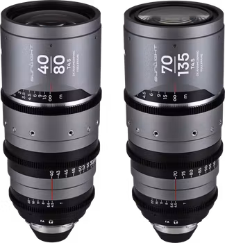 Laowa Sunlight 2X Anamorphic Zoom 2-Lens Bundle (40-80mm,70-135mm) (Silver) Arri PL
