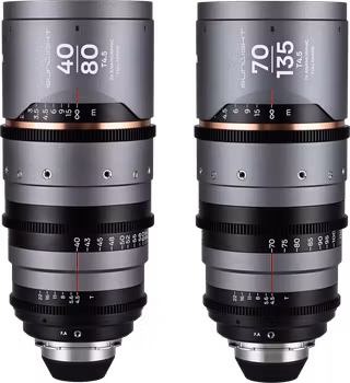 Laowa Sunlight 2X Anamorphic Zoom 2-Lens Bundle (40-80mm,70-135mm) (Amber) Arri PL
