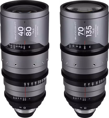Laowa Sunlight 2X Anamorphic Zoom 2-Lens Bundle (40-80mm,70-135mm) (Clear) Arri PL