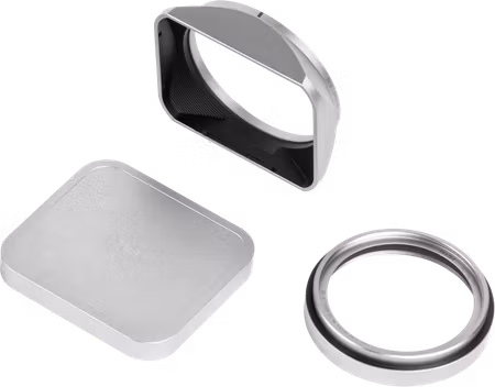 NiSi JetMag Pro Lens Hood, Uv Filter & Cap for Fuji X100 Series Silver