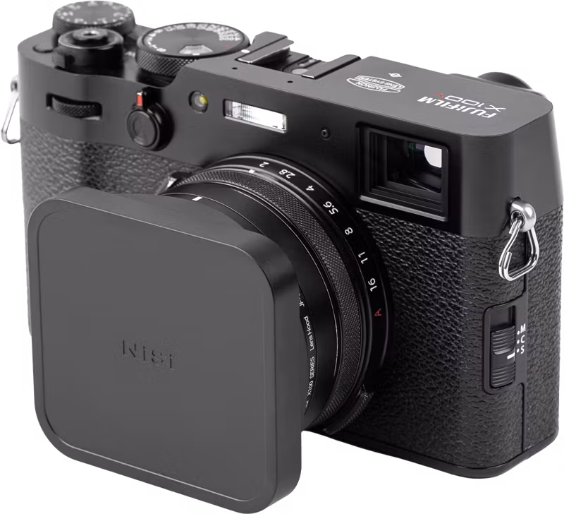 NiSi JetMag Pro Lens Hood, Uv Filter & Cap for Fuji X100 Series Black