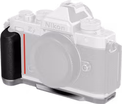 SmallRig 5706 L-Shaped Mount Plate with Silicone Handle for Nikon Z f Silver