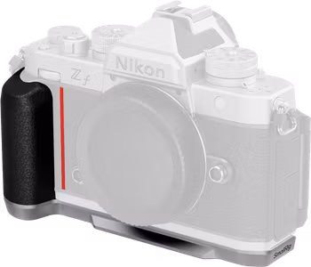 SmallRig 5706 L-Shaped Mount Plate with Silicone Handle for Nikon Z f Silver