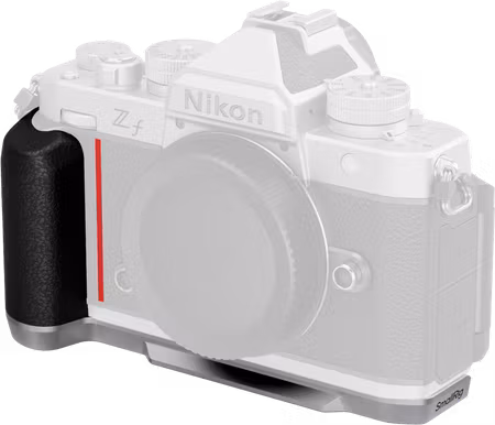SmallRig 5706 L-Shaped Mount Plate with Silicone Handle for Nikon Z f Silver