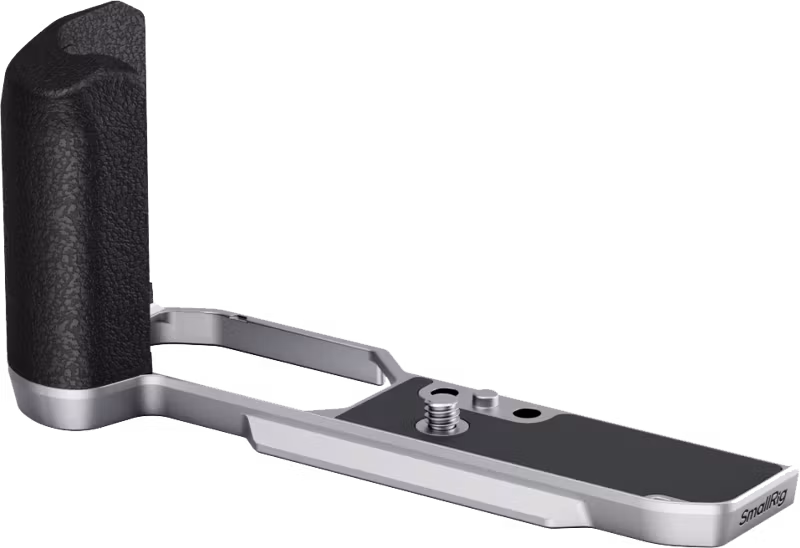 SmallRig 5706 L-Shaped Mount Plate with Silicone Handle for Nikon Z f Silver