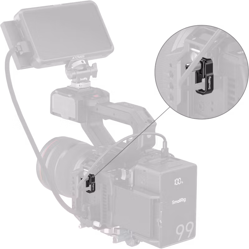 SmallRig 5660 USB-C Cable Clamp for Cages for Canon EOS C50