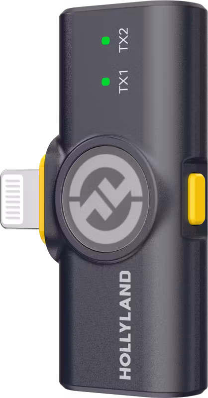 Hollyland LARK M2 Lightning Receiver (Shine Charcoal)