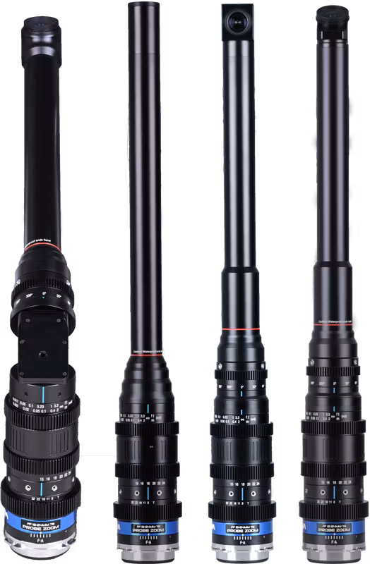 Laowa Probe Zoom 4-lens Bundle 15–24mm T8 Lens  (Direct, Periscope, 35° Degree, 90° Degree) Arri PL