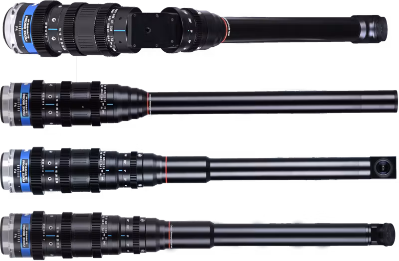 Laowa Probe Zoom 4-lens Bundle 15–24mm T8 Lens  (Direct, Periscope, 35° Degree, 90° Degree) Arri PL