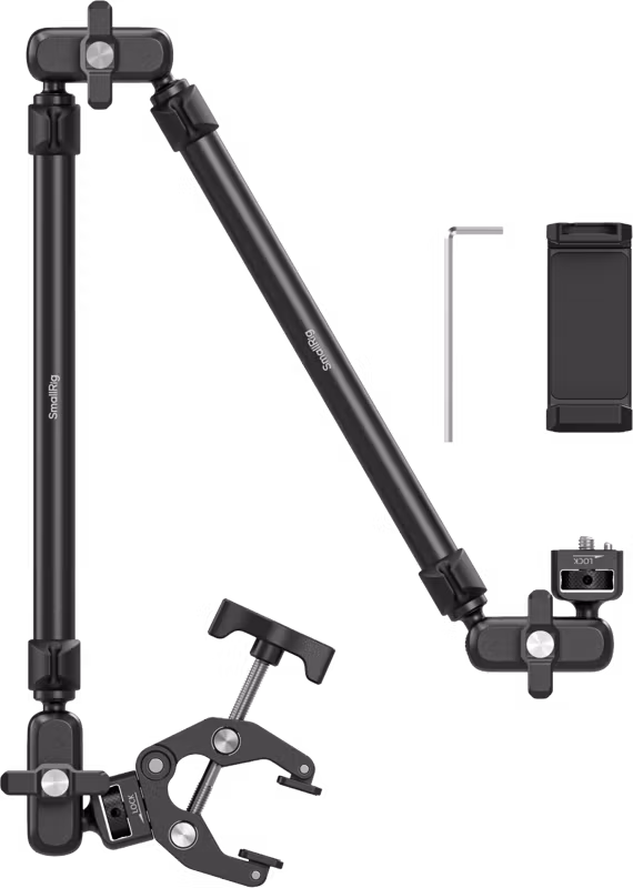 SmallRig 5625 Desktop Magic Arm with Crab-Shaped Clamp Kit
