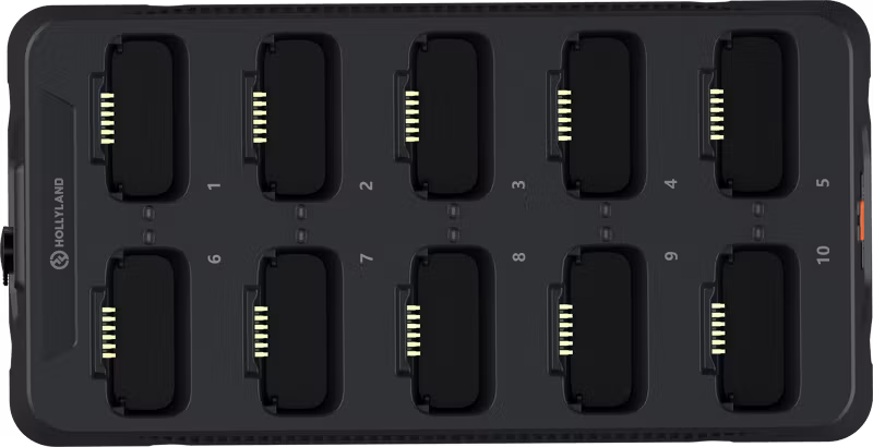 Hollyland Solidcom BPK01 10-Slot Battery Charging Base