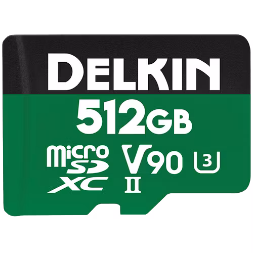 Delkin microSD Power 2000x UHS-II (V90) R300/W250 512GB