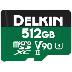 Delkin microSD Power 2000x UHS-II (V90) R300/W250 512GB
