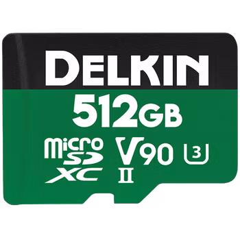 Delkin microSD Power 2000x UHS-II (V90) R300/W250 512GB