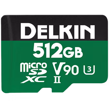 Delkin microSD Power 2000x UHS-II (V90) R300/W250 512GB