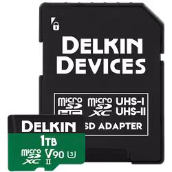 Delkin microSD Power 2000x UHS-II (V90) R300/W250 1TB