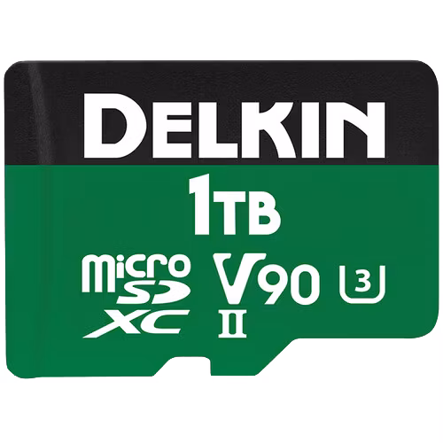 Delkin microSD Power 2000x UHS-II (V90) R300/W250 1TB