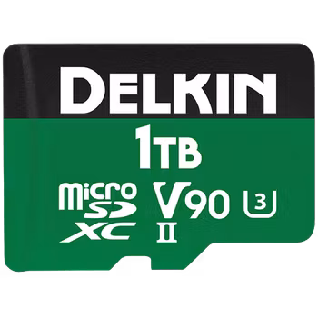 Delkin microSD Power 2000x UHS-II (V90) R300/W250 1TB