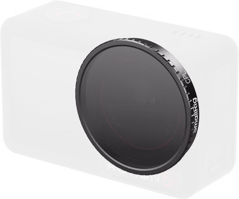 SmallRig 5835 Attachable CPL Filter for DJI Osmo Action 5 Pro / 4