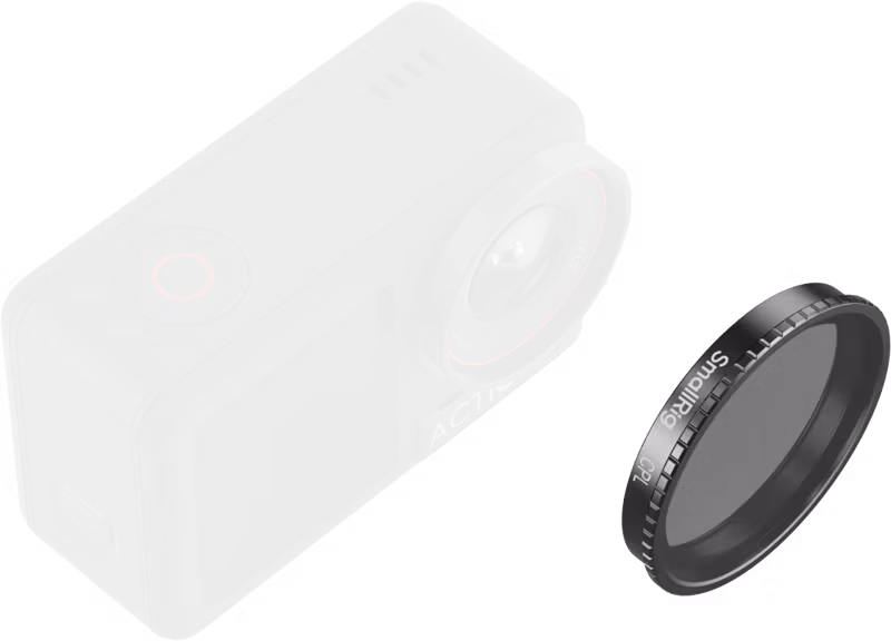 SmallRig 5835 Attachable CPL Filter for DJI Osmo Action 5 Pro / 4