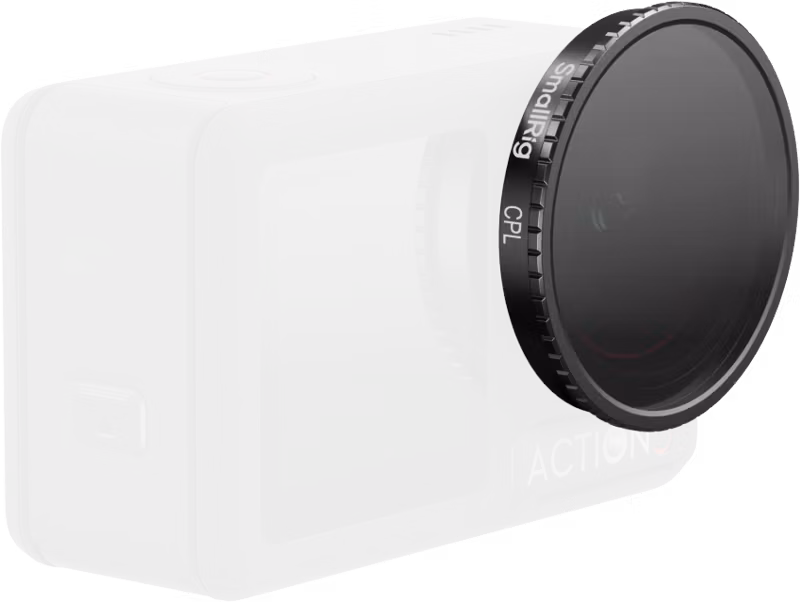 SmallRig 5835 Attachable CPL Filter for DJI Osmo Action 5 Pro / 4