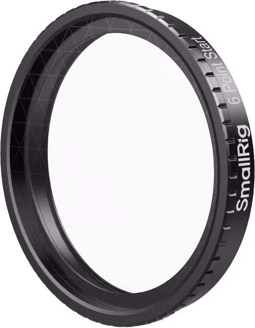 SmallRig 5839 Attachable Star Cross Filter (6 Points) for DJI Osmo Action 5 Pro / 4