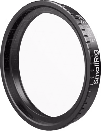 SmallRig 5839 Attachable Star Cross Filter (6 Points) for DJI Osmo Action 5 Pro / 4