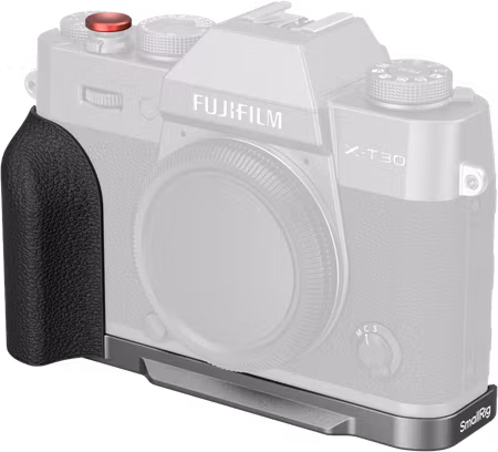 SmallRig 5665 L-Shaped Mount Plate w Silicone Handle for FUJIFILM X-T30 / T30 II / T30 III Charcoal