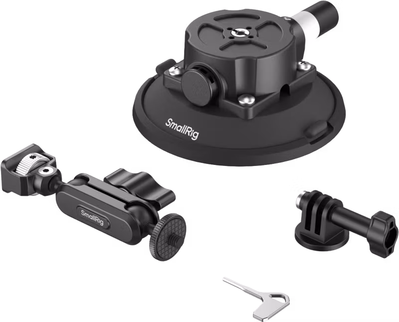 SmallRig 5855 4.5" Suction Cup Mount for Action Cameras
