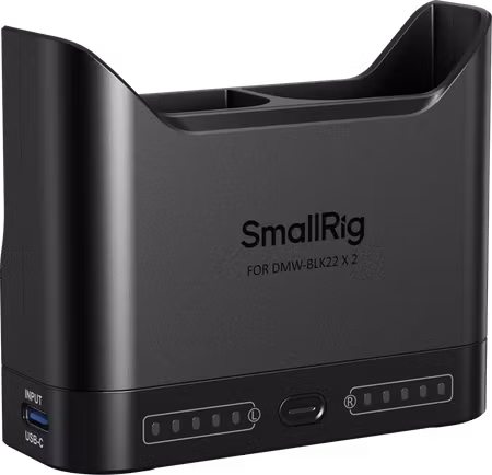 Cargador de batería para cámara SmallRig 5492 para DMW-BLK22