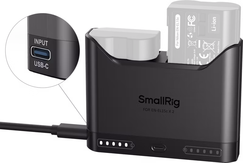 SmallRig 5491 Camera Battery Charger for EN-EL15c