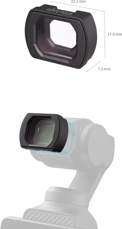 SmallRig 5650 Wide-Angle Lens for DJI Osmo Pocket 3