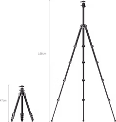SmallRig 5478 Portable Photo Carbon Fiber Tripod