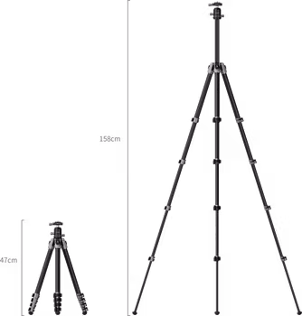 SmallRig 5478 Portable Photo Carbon Fiber Tripod