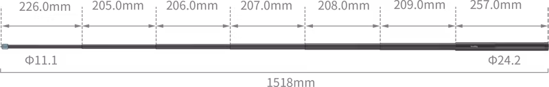 SmallRig 5270 Selfie Stick for Action Cameras (150cm)
