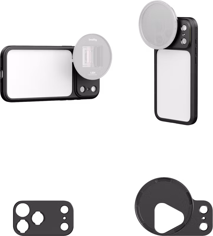 SmallRig 5790 FilMov Lightweight Photography Bumper Case for iPhone 17 Pro Black