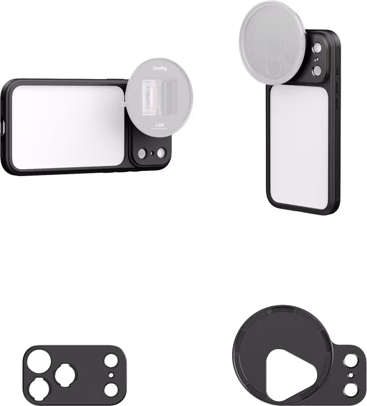 SmallRig 5793 FilMov Lightweight Photography Bumper Case for iPhone 17 Pro Max Black