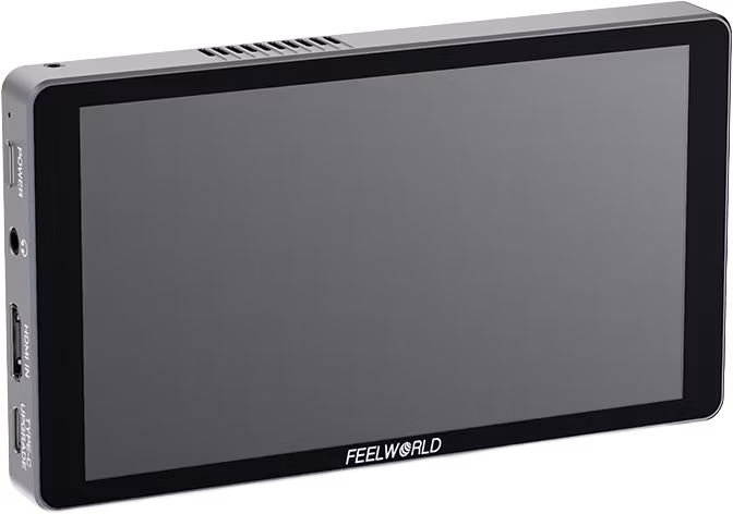 Feelworld Monitor P6XL 6", indbygget batteri 120 minutter med 100% lysstyrke!