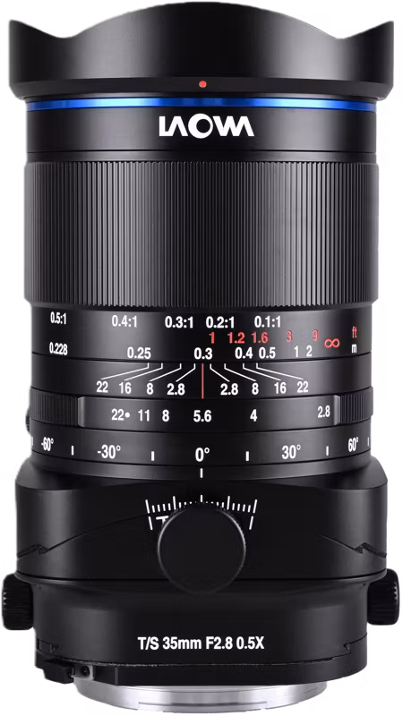 Laowa 35mm f/2.8 Zero-D T/S 0.5x Macro Lens - Fuji GFX
