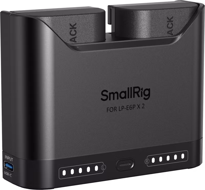 SmallRig 5485 Turbo Charging Kit for LP-E6P Camera Batteries