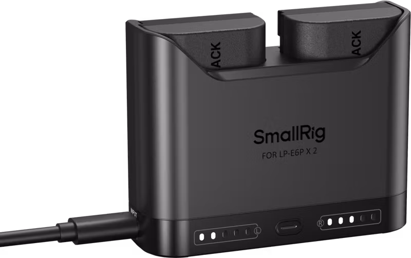 SmallRig 5485 Turbo Charging Kit for LP-E6P Camera Batteries