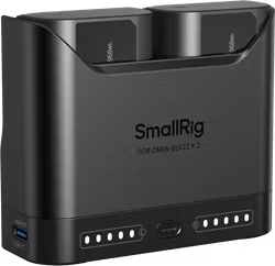SmallRig 5487 Turbo Charging Kit for DMW-BLK22 Camera Batteries