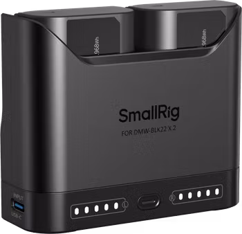 SmallRig 5487 Turbo Charging Kit for DMW-BLK22 Camera Batteries