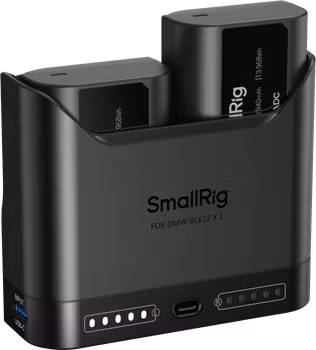 SmallRig 5487 Turbo Charging Kit for DMW-BLK22 Camera Batteries