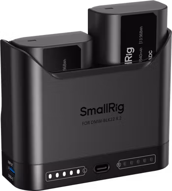 SmallRig 5487 Turbo Charging Kit for DMW-BLK22 Camera Batteries